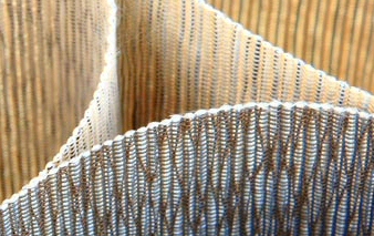 roller shade material terminology - warp and weft